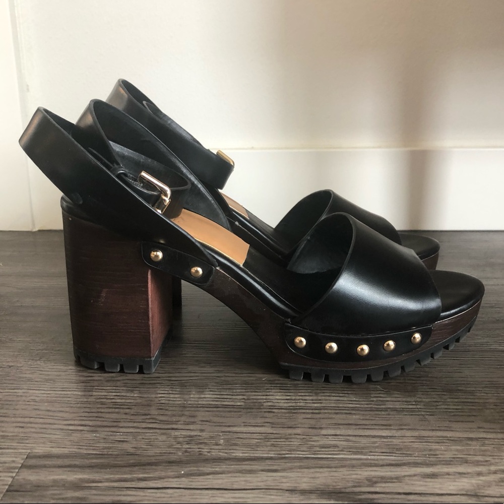 Zara chunky heels